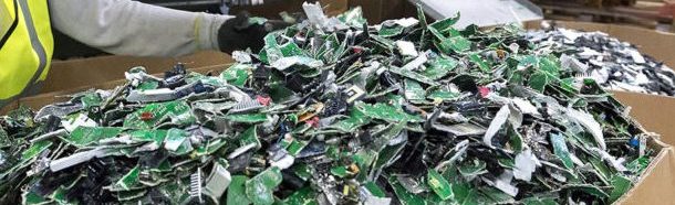 Broyage de cartes électroniques