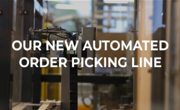 Our new automated order picking line