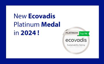 New Ecovadis Platinum Medal in 2024
