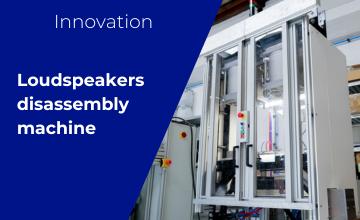 loudspeakers disassembly machine